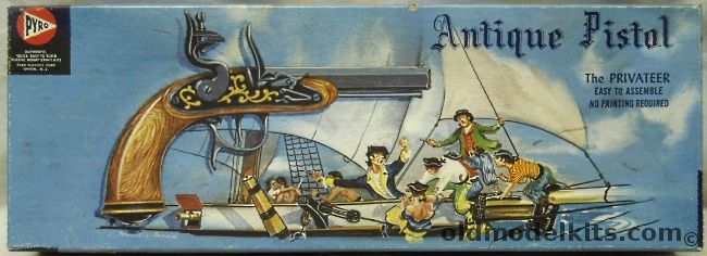 Pyro 1/1 The Privateer Antique Pistol, C202-129 plastic model kit